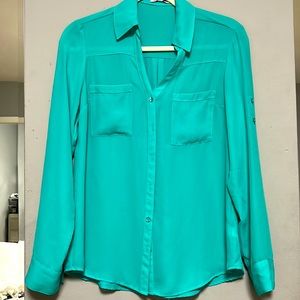 Express button down blouse